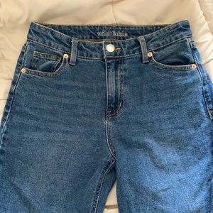 Wild Fable High Rise Straight Leg Ankle Jeans